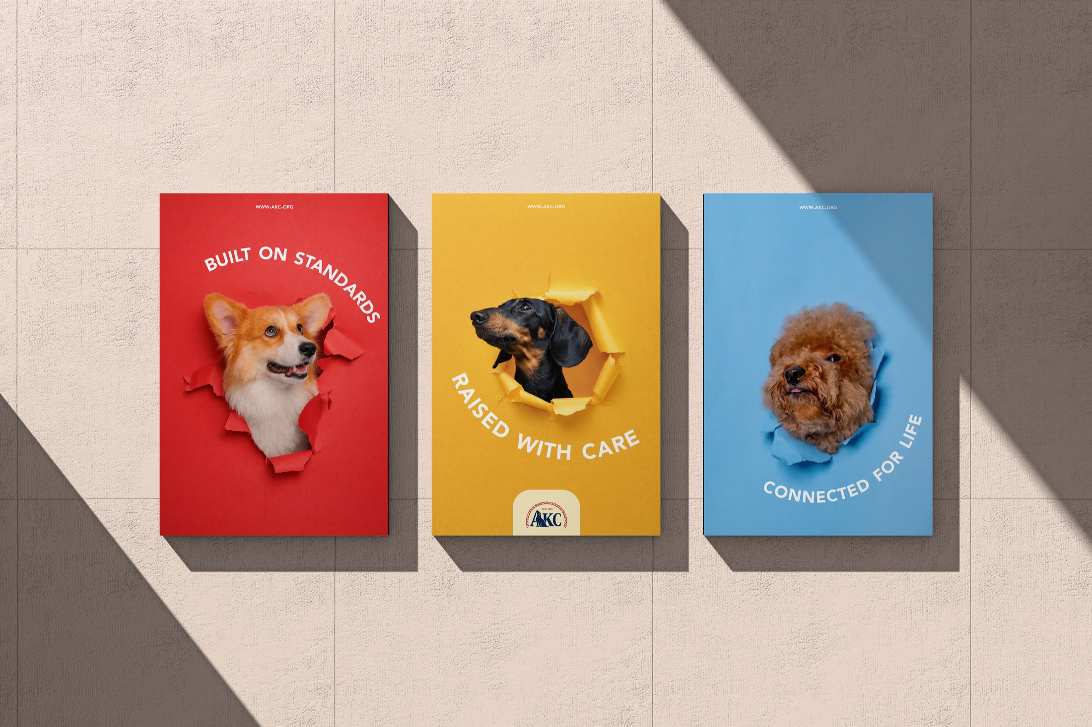 AKC Built on Standards poster campaign