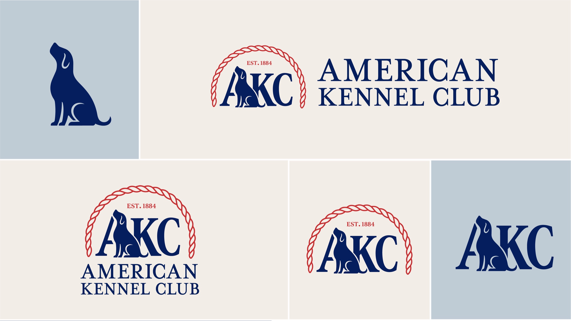 American Kennel Club logo suite and identity system
